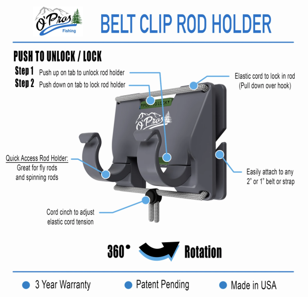 OPros 3rd Hand Rod Holder Features